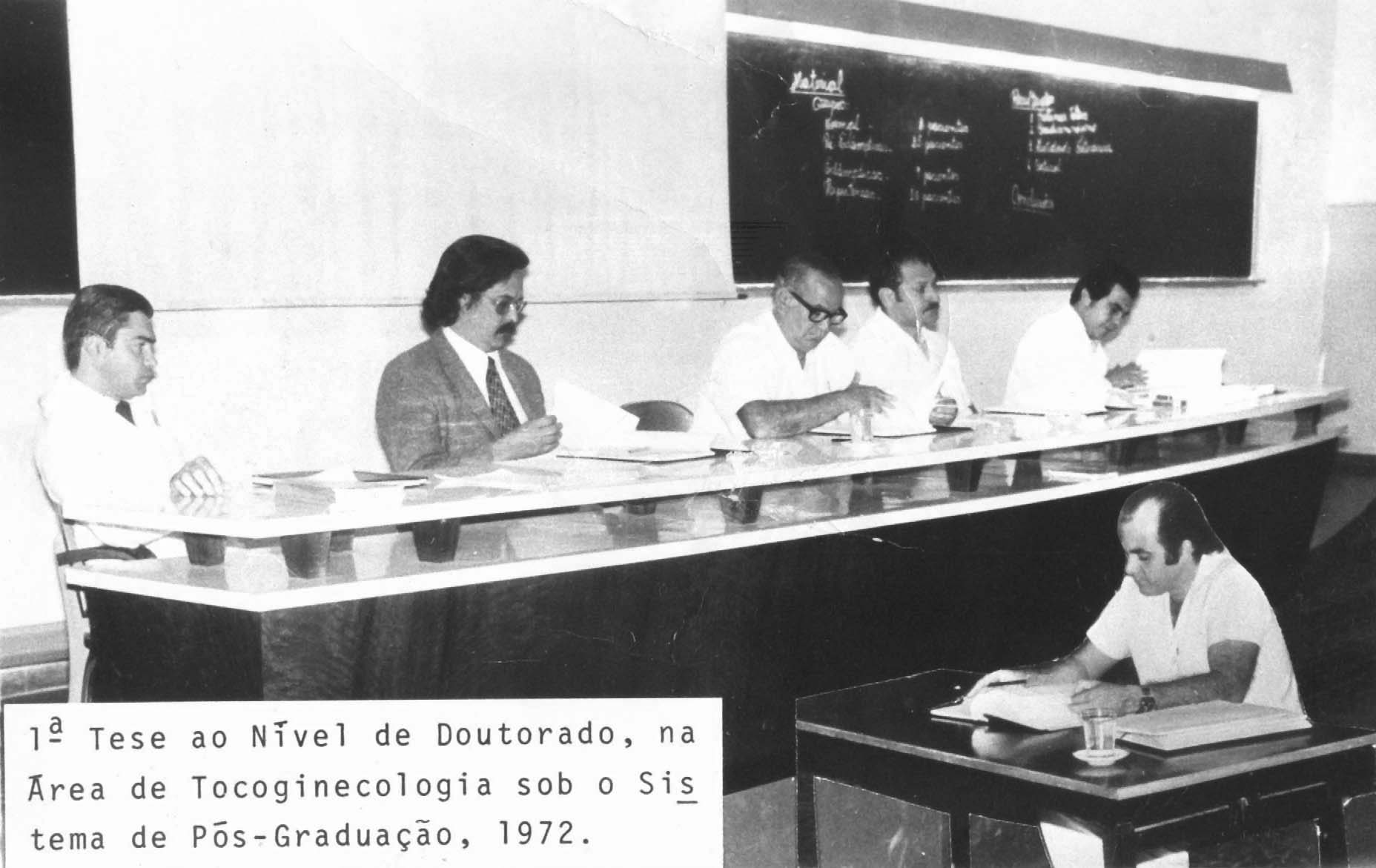 1ª TESE AO NÍVEL DE DOUTORADO - 1972